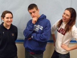 Olivia Balmert, Paul Franke, and Devon Hillard