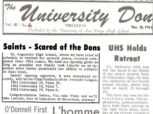 A history of the Dons-Saints "Holy Bowl" rivalry