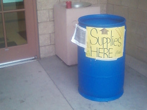 NHS collecting supplies for low-income Catholic schools