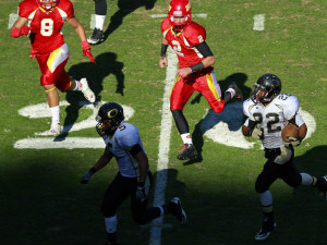 Dons football heads into playoff game